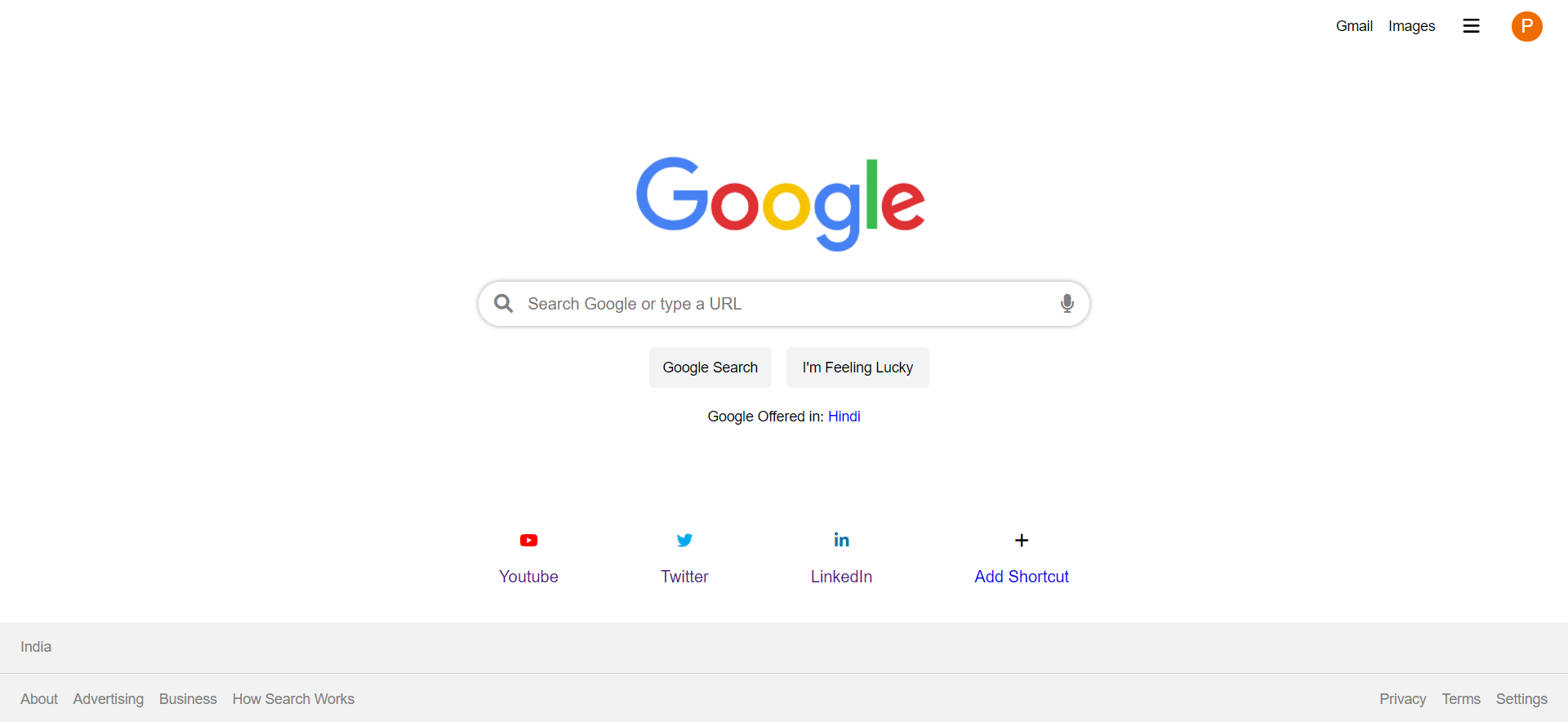 Google Clone Şablon